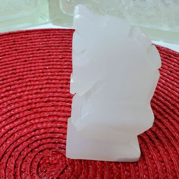 Knight  Onyx or Marble Aztec Chess Pieces Hand Carved Exquisite~Vintage~ - Picture 5 of 13